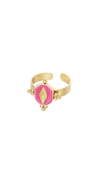 ANILLO GRANADA ROSA