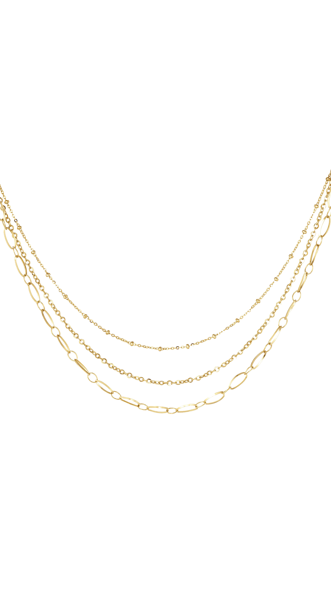 COLLAR TRIPLE CADENA