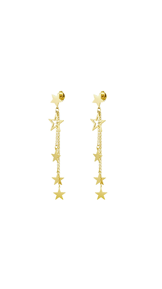 PENDIENTES GOLD STAR